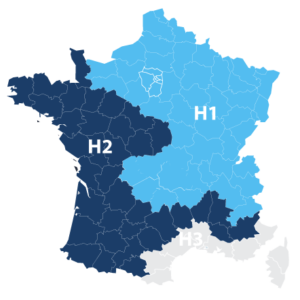 carte France zones travaux